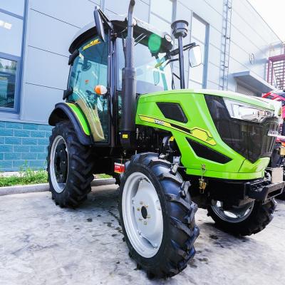 China Farmer Mini Tractor 90hp Agriculture Equipment Farm Tractor Energy Saving High Quality New Cabin With Price for sale