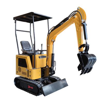 China Building Material Shops 1 Ton Mini Excavator Micro Digger 1 Ton Small Bagger For Sale Excavator Bucket Wheel Digger for sale