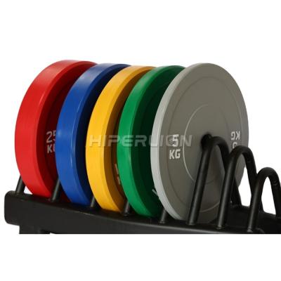 China Universal Fitness Bumper Standard Barbell Rubber Weight Plates for sale