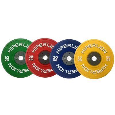 China Universal 35 Pound Sets Bumper Discs 5kg Hammers Barbell Rubber Competition Weight Plates For Gym Commercial for sale