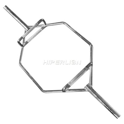 China Hexbar Weightlifting 25 Millimeter 28mm Deadlift Hex Trap Universal Hex Trap Barbell Open Bar for sale