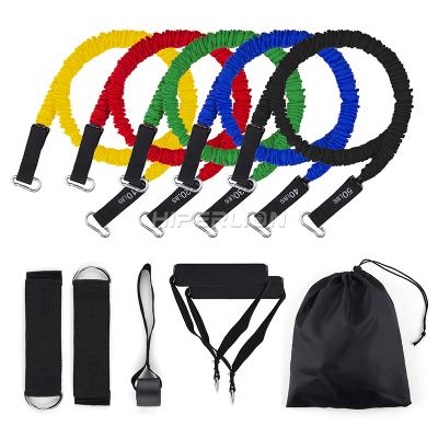 China Band Sleeve Nylon Fabric Circle Set Heavy Duty Hip Resistance Bands for sale