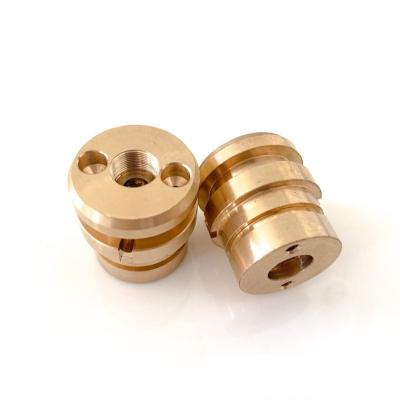 China Other Copper Insert Processing Custom Non-Standard Copper Parts Custom CNC Lathe To Drawing To Sample for sale