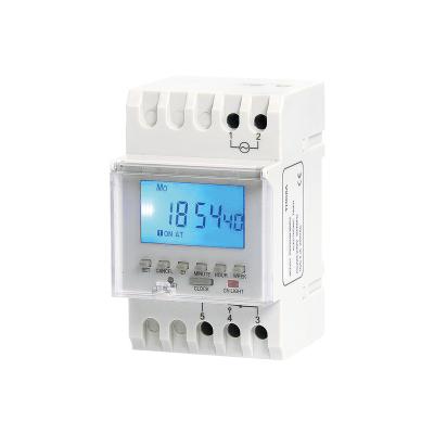 China dc 12v 220-25VAC digital time switch THC8A-1C with blue back light digital AUTO ON programmable timer switches THC8A-1C 16amp 220vac for sale