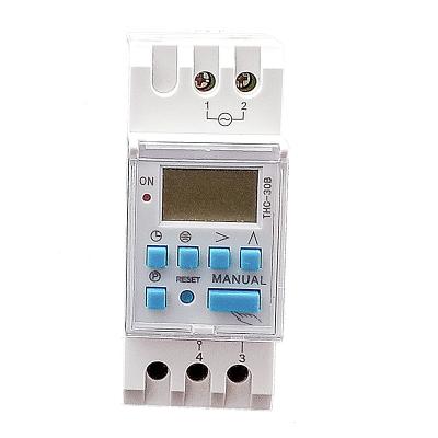 China DC 12v Timer Switch Digital Latitude Astronomical Timer 30amp THC-30B AUTO ON Weekly Programmable Timer Switch THC-30B 30amp 12VDC for sale