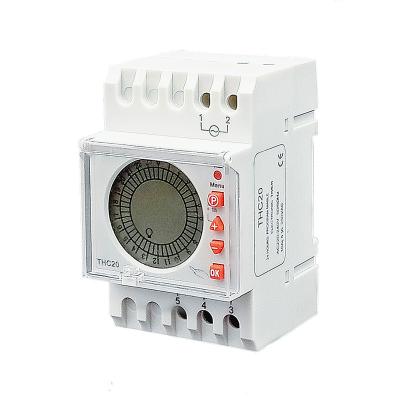 China 220-25VAC 12v THC-20 DC Time Switch Digital With Digital Blue Back Light ON Turn On Timer Watering Programmable Switches THC-20 16amp 220vac for sale