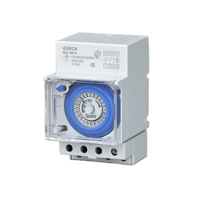 China 220-25VAC 15 Minutes SUL181 Mechanical Timer Analog AUTO ON OFF Electrics Control Timer Switch 16amp Timers Switches SUL181 16amp 220vac for sale