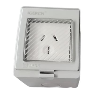 China Residential / General Purpose IP55 AU Standard Waterproof Box For Outdoor Wall Power Socket And Switches for sale