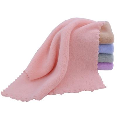 China Compressed China factory produces 25*25cm square quick-drying strong absorbent cleaning towels for sale