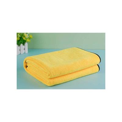 China Classic design QUICK DRY and simple plain dyed cotton car cleaning towel and generous for sale