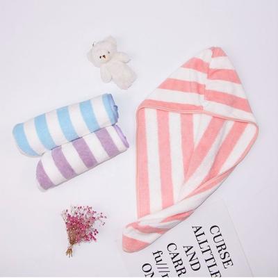 China Viable Microfiber Hair Drying Hair Towels Bathroom Bath Wrap Cap Quick Shower Cap for sale