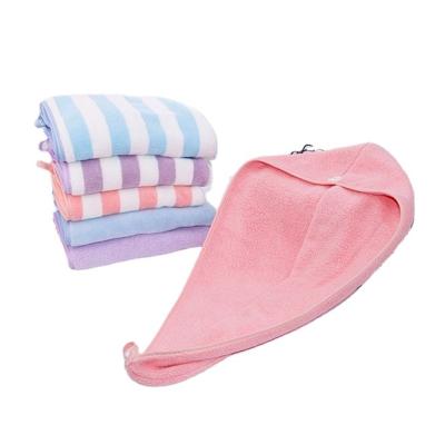 China Microfiber Sustainable Useful Hair Bathroom Wholesales Quick Dry Shower Towel For Women Hair Towels for sale