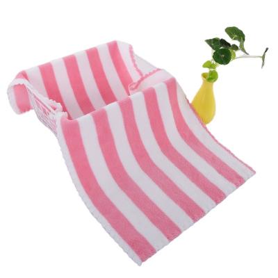 China Child Safe Soft 35*75cm Microfiber Face Dry Towel Knitting Body Or Absorbent Hair Towels Shower Towels for sale