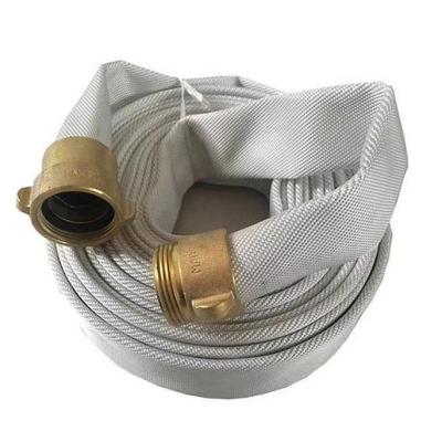 China 2.5 Inch Italy Logo Fire Gas Station Flexible Custom Fire Fighting System PVC Lined Fire Hose For Sale for sale