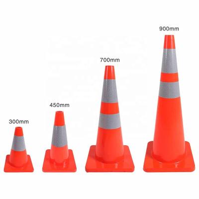 China Wholesale Cheap Price Flexible Road Barrier Safety PVC Road Safety Plastic Cone for sale