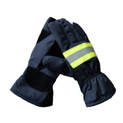 China Fire Fighting Rescue Rescue Firefighter High Temperature Resistant 100% Flame Retardant Free Finger Glove for sale