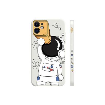 China Shockproof Telescope Astronaut Suitable For Apple 11x Mobile Phone Case Side Model All Soft Silicone Case Included for sale