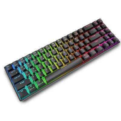 China Victory-lock Smart9 71key RGB Keyboard Backlight Dual Mode Keyboard Wireless Gamer Professional Gaming Keyboard for sale