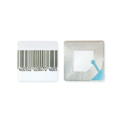 China Cosmetic Shop Security 4*4 Retail Store Anti Theft Eas RF 8.2mhz/9.5mhz 40mmx40mm Label for Supermarket GSE-740 (4X4 Label) for sale