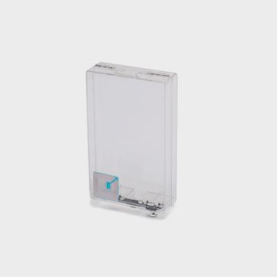 China Super Safe Plastic Eas Supermarket Double System Protective Anti Theft Safer Box 220mm*120mm*44.5mm for sale