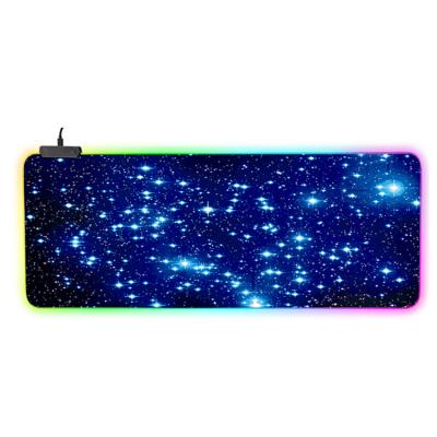 China Radiation Protection RGB Gaming Mouse Pad Mat Led Mousepad With Non-Slip Rubber Base,Computer Keyboard Soft Mouse Pad for sale