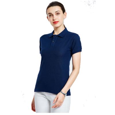 China 2021 Anti-wrinkle Fashion Performance Luxury Workwear High Quality Ladies Football Golf Polo Shirt for sale