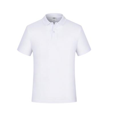 China High Quality Anti-wrinkle Men Custom Design White Cotton Polo Golf Tshirt for sale