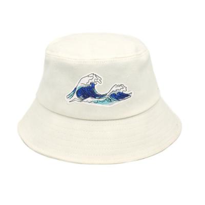 China Lastest Fashion New Fashion Style Designer Embroidery Woven Cotton Sports Bucket Hat for sale