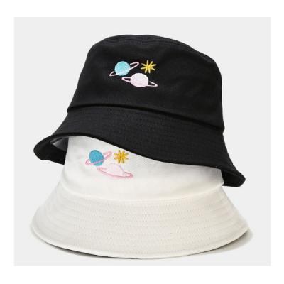 China Wholesale Custom Fisherman Caps 2021 Character Designer Summer Bucket Hats Cotton Embroidery Caps for sale