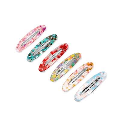 China Environmental Friendly Most Popular Acrylic Hair Clips Women Personalized All-match Stylish Hair Clips Women for sale