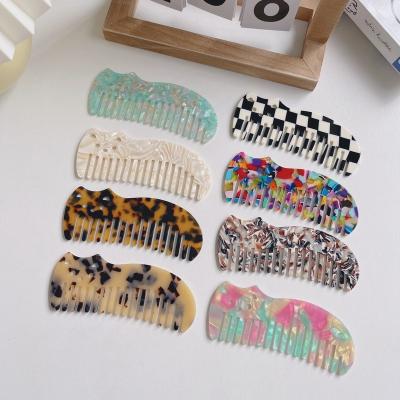 China Latest Design Fancy Comb Hair Detangling Hot Portable Hair Gracer Comb Mini Hair Straightener Comb for sale