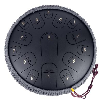 China Percussion Therapy Tongue Drum Percussion Steel Musical Instrument with Drumstick with Clean Ethereal Buddha-like Sound for sale