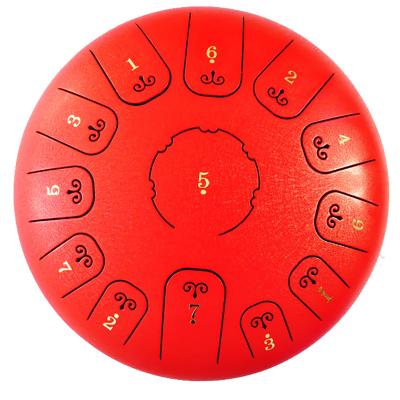 China Yoga 12 Inch Handmade Steel Tongue Drum Amazon 13 Notes Tongue Drum Sale Percussion Instruments for sale