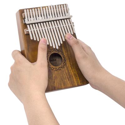 China Wholesale High Quality Durable Durable Using Wooden Key Kalimba Miscellaneous 17 Inch Mini Piano for sale