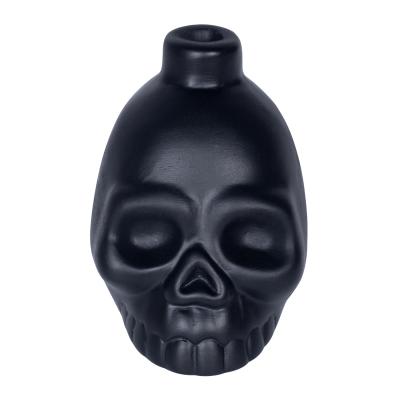 China For Halloween & Dias De Los Muertos Black Skull Screaming Aztec Death Whistle for sale