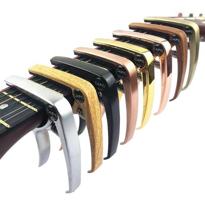 China Direct custom wood capo wood capo acoustic guitar metal GUITAR factory sale classic tuner for sale