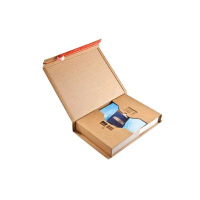 China Recycled Materials Packaging Book Announcement Shipping Cardboard Easy-Fold White Envelope Large Announcements Book Announcements for sale