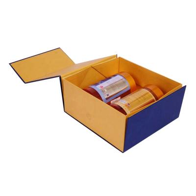 China Recyclable Luxury Custom Square Cardboard Gift Box White Lids And High Gloss White Cardboard Boxes Packaging for sale