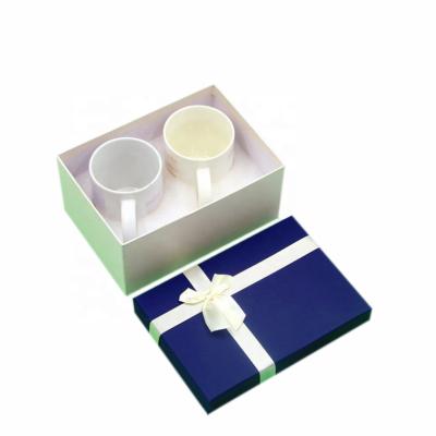 China Recycled Materials Coffee Cup Paper Gift Boxes Cup Package Packaging Boxes For Tea Cups for sale