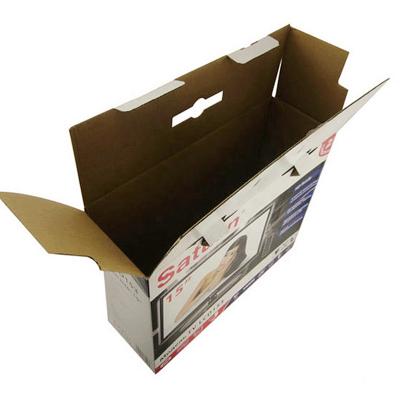 China Qingdao Supplier Recyclable Custom Printing Large Purchase TV White Rigid Postal Mobile Laptop Transport Recyclable Packing Boxes for sale