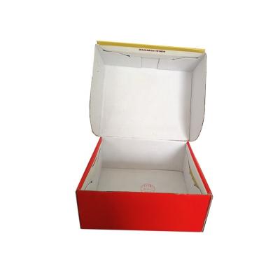 China Recycled Materials Custom Boxes Rose Holographic Mailing Craft Corrugated Paper Box Packaging Shoes Paper Box for sale