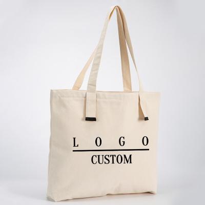 China Tote Fashion Logo Simple Eco-friendly Cotton Canvas Cotton Student Women Girl Korean Custom Printed Tote Bag New for sale