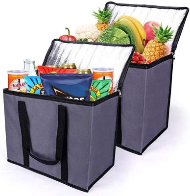 China Eco-Friendly Wholesale Large Size Waterproof Frozen Food Lunch Cooler Thermal Bag With Custom Logo for sale