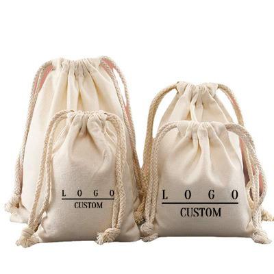 China Promotional Colorful Drawstring Cotton Double Twine Twine Dust Cloth Pouch Drawstring Bag for sale