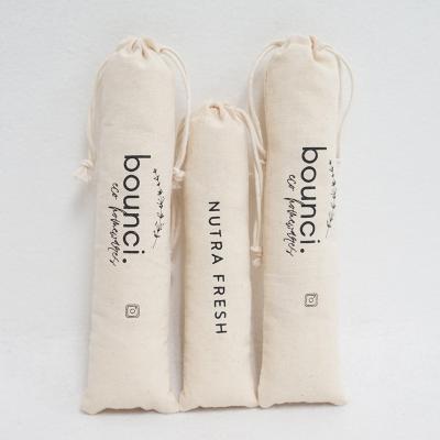 China Bread Eco-Friendly Cotton Drawstring Bag Organic Food Grocery Packaging Canvas Drawstring Bag for sale