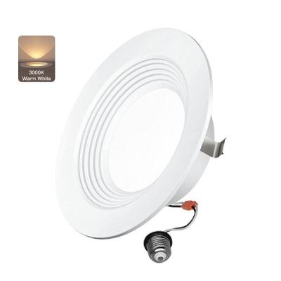 China Flicker Free LED Ceiling Flush Recessed Ceiling Lights 3000k 650lm For Bedroom for sale