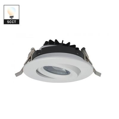 Cina Giro esile regolabile LED Downlight, 12w Trimless Downlights valutato fuoco in vendita