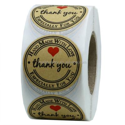 China Waterproof custom printingroll label sticker for bakery for sale