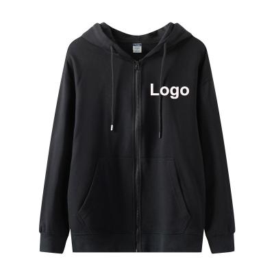 China Custom Logo Printed Embroidered Men Women Hooded Sweatshirt Hoodies Sweatshirts Breathable Zipper for sale