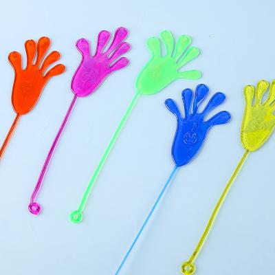 China Nostalgic Climbing Toy CLASSIC Elastic Retractable Sticky Palm Small Wall Hand Decompression Sticky Hand Climbing Toy Small AP333 for sale